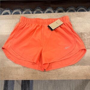 Nike Women's Bright Orange Athletic Shorts